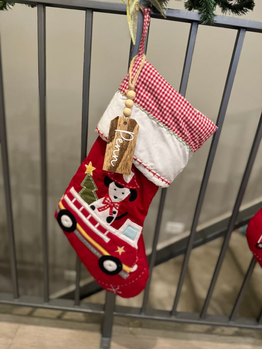 Personalized Ornament - Wood Tag