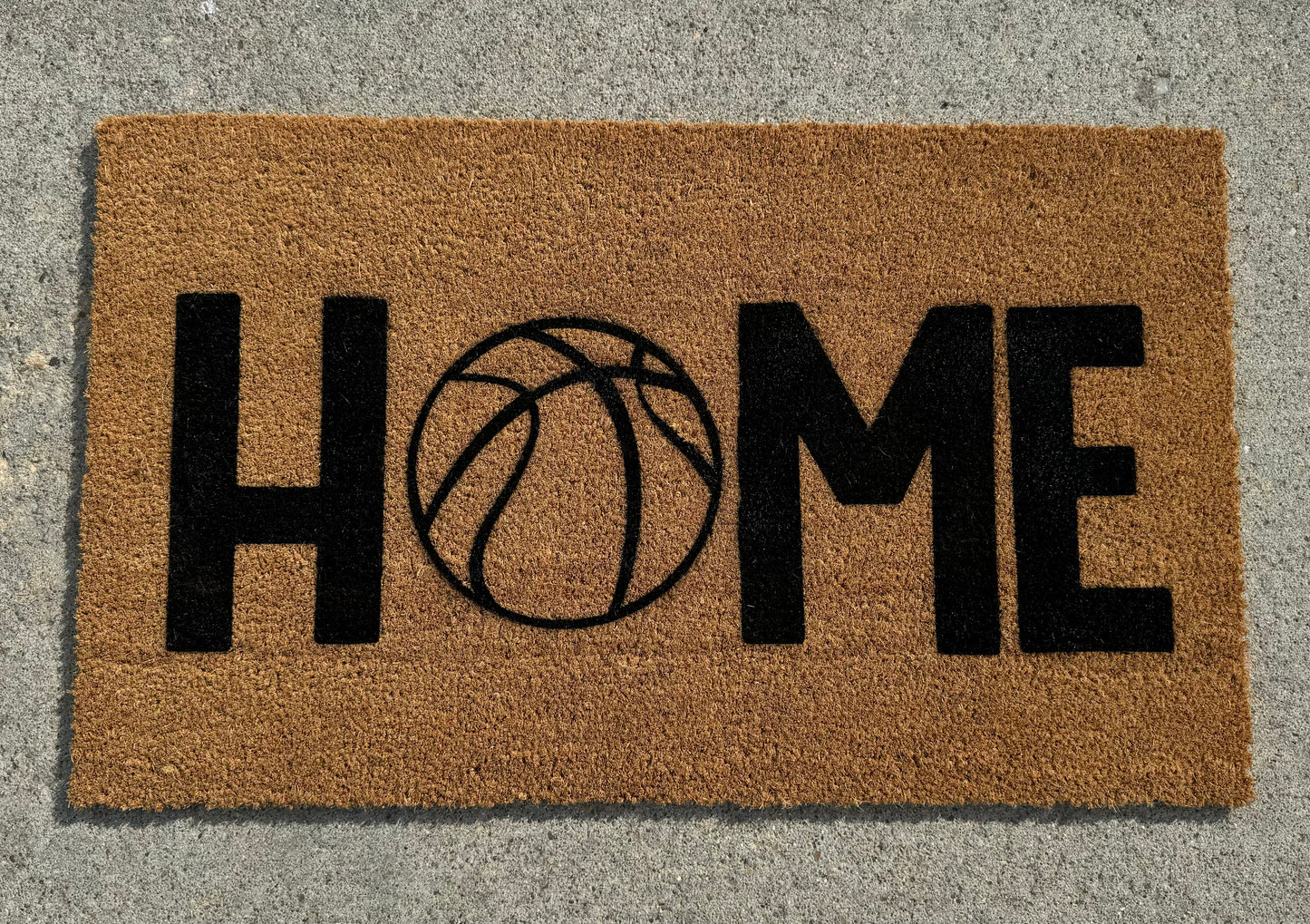 HOME Basketball Door Mat