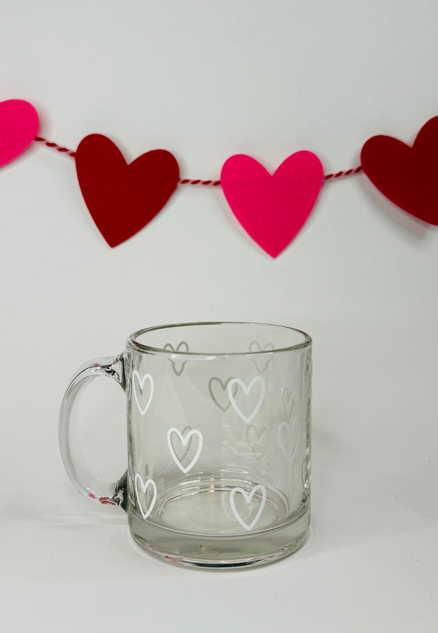 Heart 13oz Libbey Crystal Coffee Mug