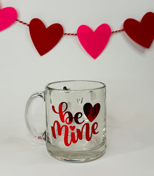 Be Mine 13oz Libbey Crystal Coffee Mug