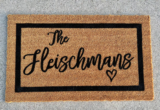 Personalized- Welcome Door Mat