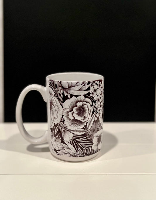 Floral Ceramic Mug