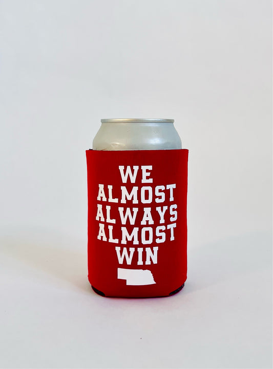(Front) beer can koozie pictured