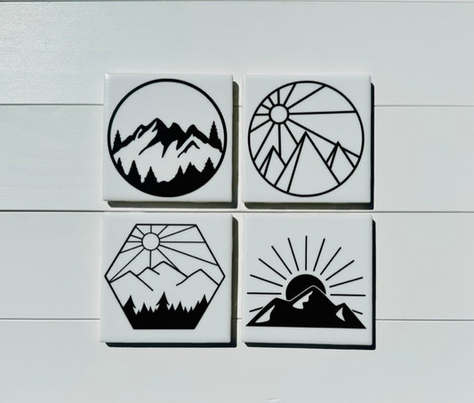 Explorer Coaster Set - with Holder