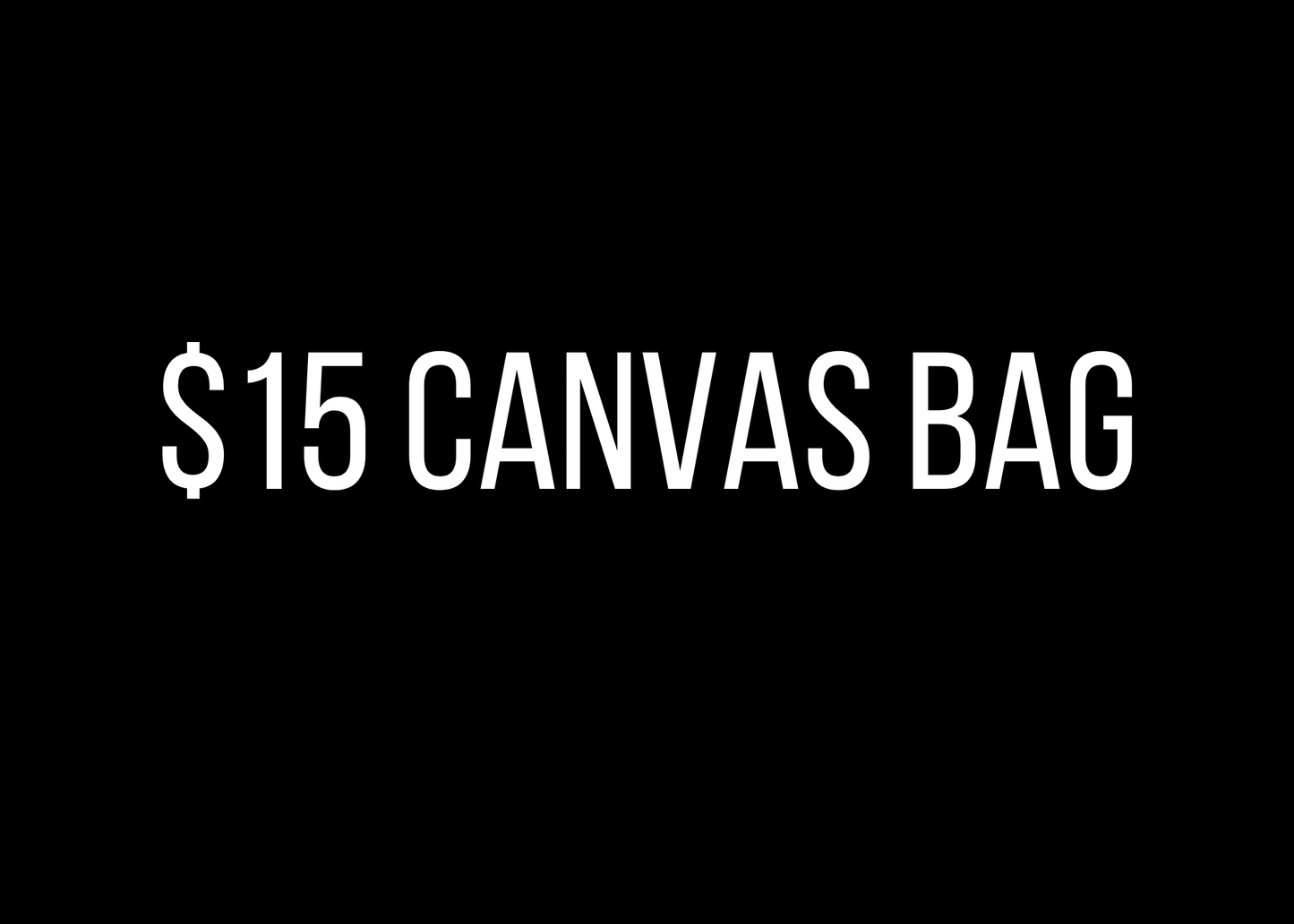 $15 Canvas Bag