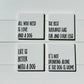 Dogs Coaster Set - All You Need Is Love - Customizable Breed
