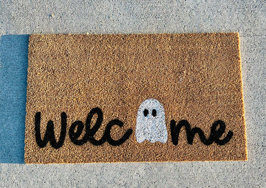 Welcome Ghost- Door Mat