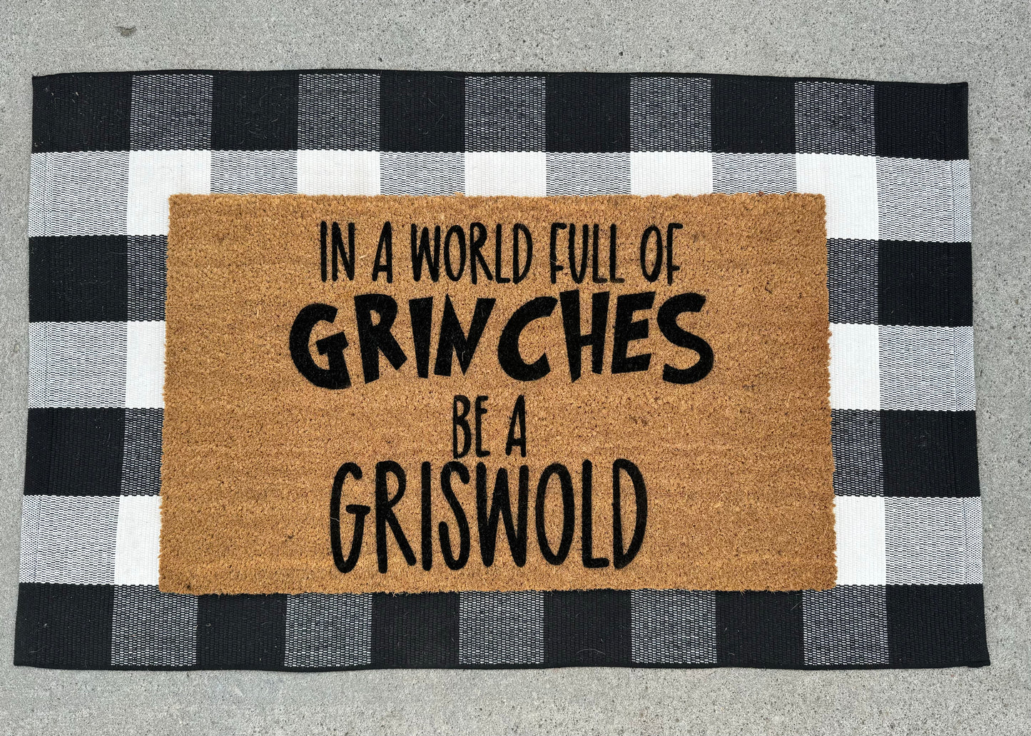 Grinch- Door Mat