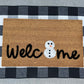 Welcome Snowman- Door Mat