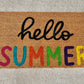 Hello Summer - Welcome Door Mat