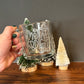 Etched Merry and Bright 13oz Libbey Crystal Coffee Mug