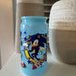 16oz Plastic Mason Jar with Lid and Straw