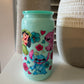 16oz Plastic Mason Jar with Lid and Straw