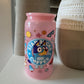 16oz Plastic Mason Jar with Lid and Straw