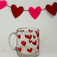 Red Heart 13oz Libbey Crystal Coffee Mug