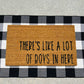 There's Like a Lot of Boys - Welcome Door Mat