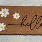 Hello Daisy- Welcome Door Mat