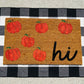 Pumpkin Hi- Door Mat