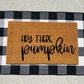 Hey There Pumpkin- Door Mat