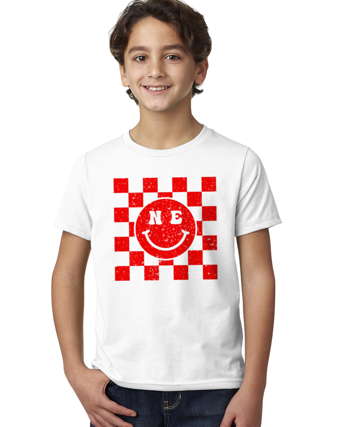 Youth NE retro Checkered