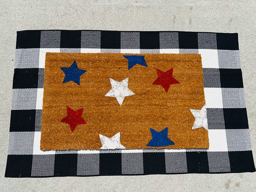 Stars Fourth of July - Door Mat