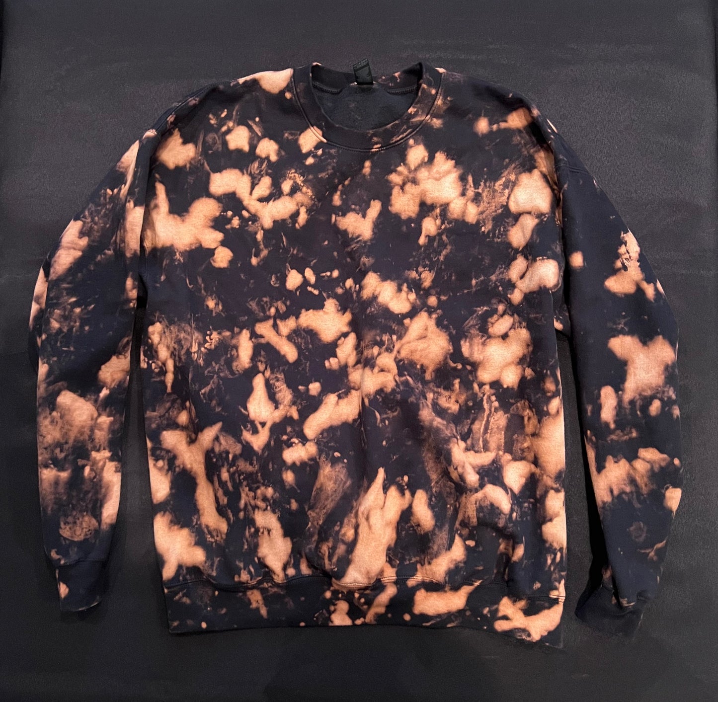 Bleached Sweatshirt- Dancing Skeleton or Skeleton Rock Hand