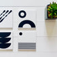 Decorative Coaster Set - Modern Designs with Holder